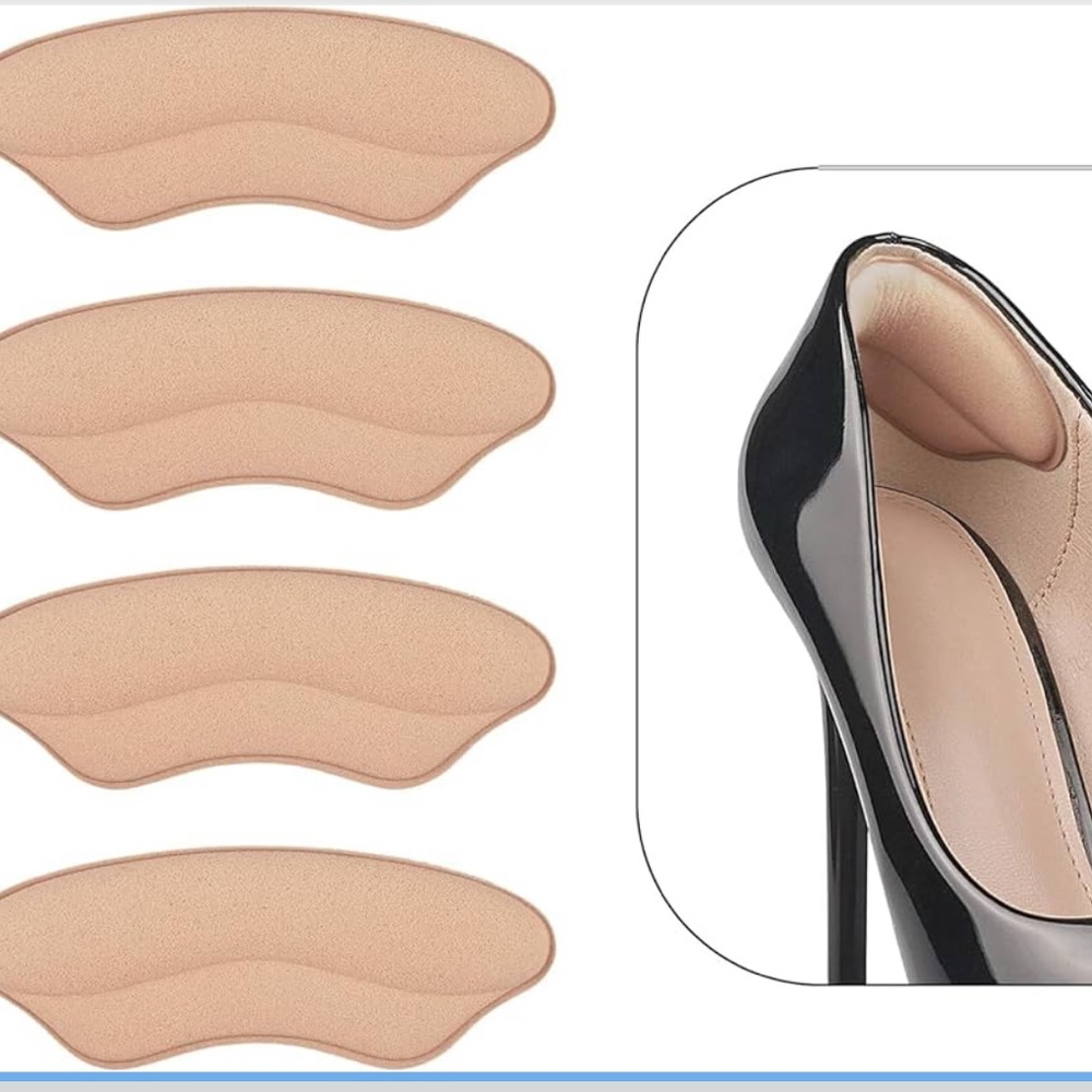 Heel Grip Liners Cushions Inserts for Loose Shoes, New